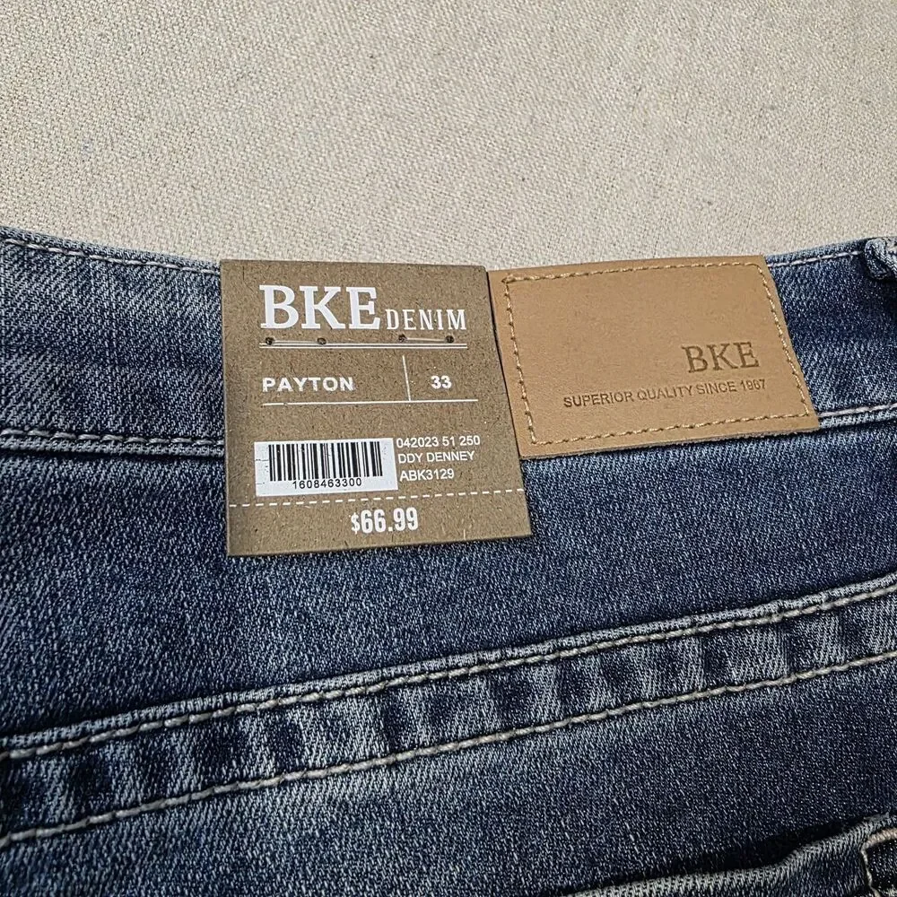 BKE Buckle Payton Jeans Women Size 33 Witb 25 Inch Inseam New With Tags - Picture 4 of 8